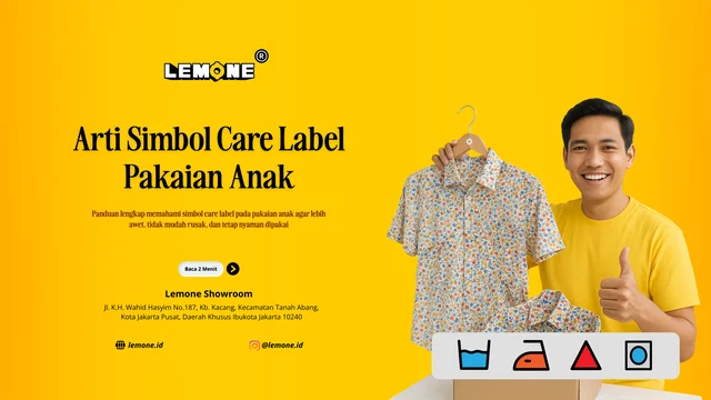 Arti Simbol Care Label Baju Anak