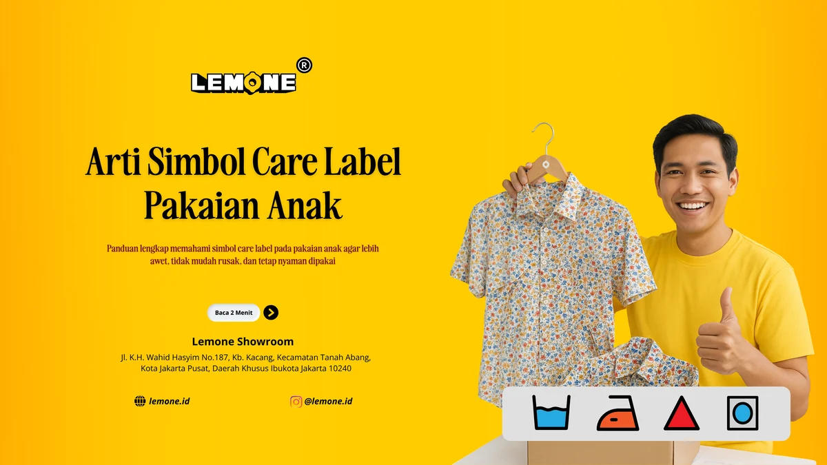 Arti Simbol Care Label Baju Anak