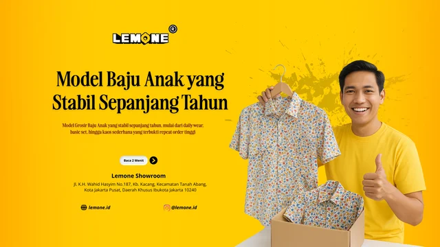 Model Baju Anak yang Stabil Sepanjang Tahun