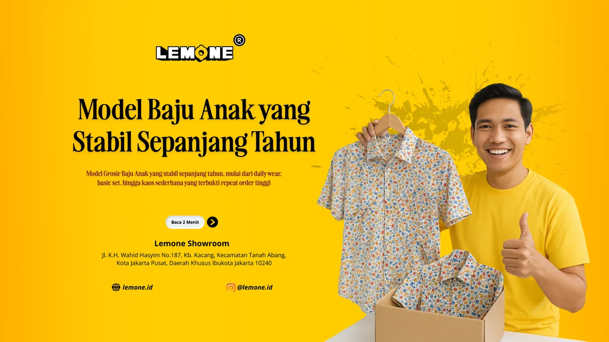Model Baju Anak yang Stabil Sepanjang Tahun