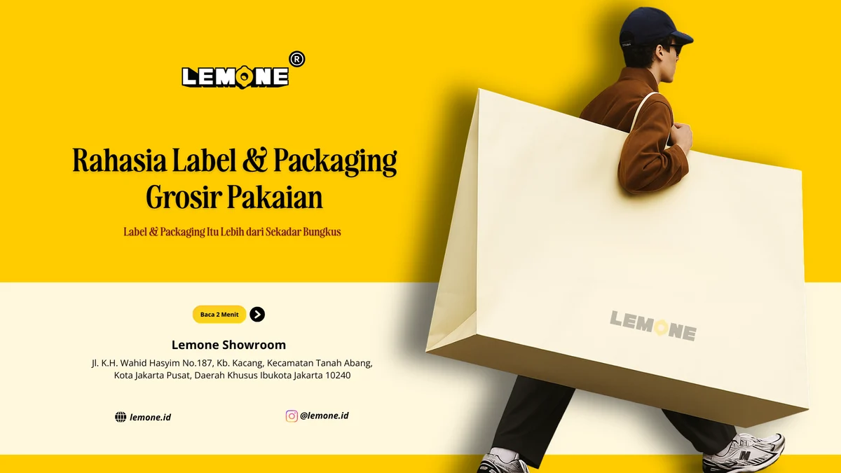 Kenapa Label dan Packaging Penting di Dunia Grosir Pakaian