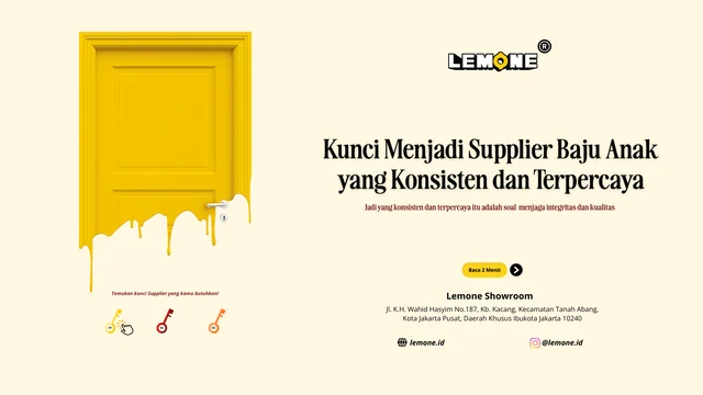 Kunci Menjadi Supplier Baju Anak yang Konsisten dan Terpercaya