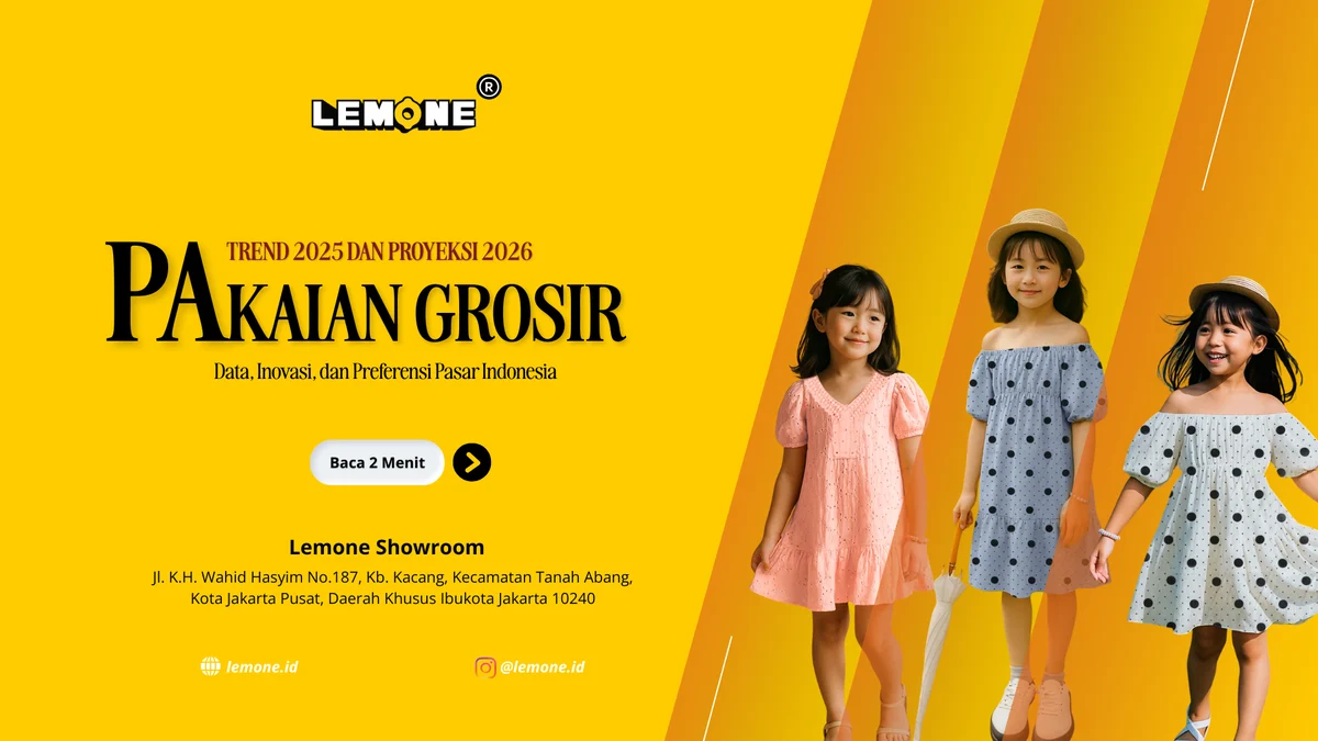 Tren Grosir Pakaian 2026: Data, Inovasi, dan Preferensi Pasar Indonesia