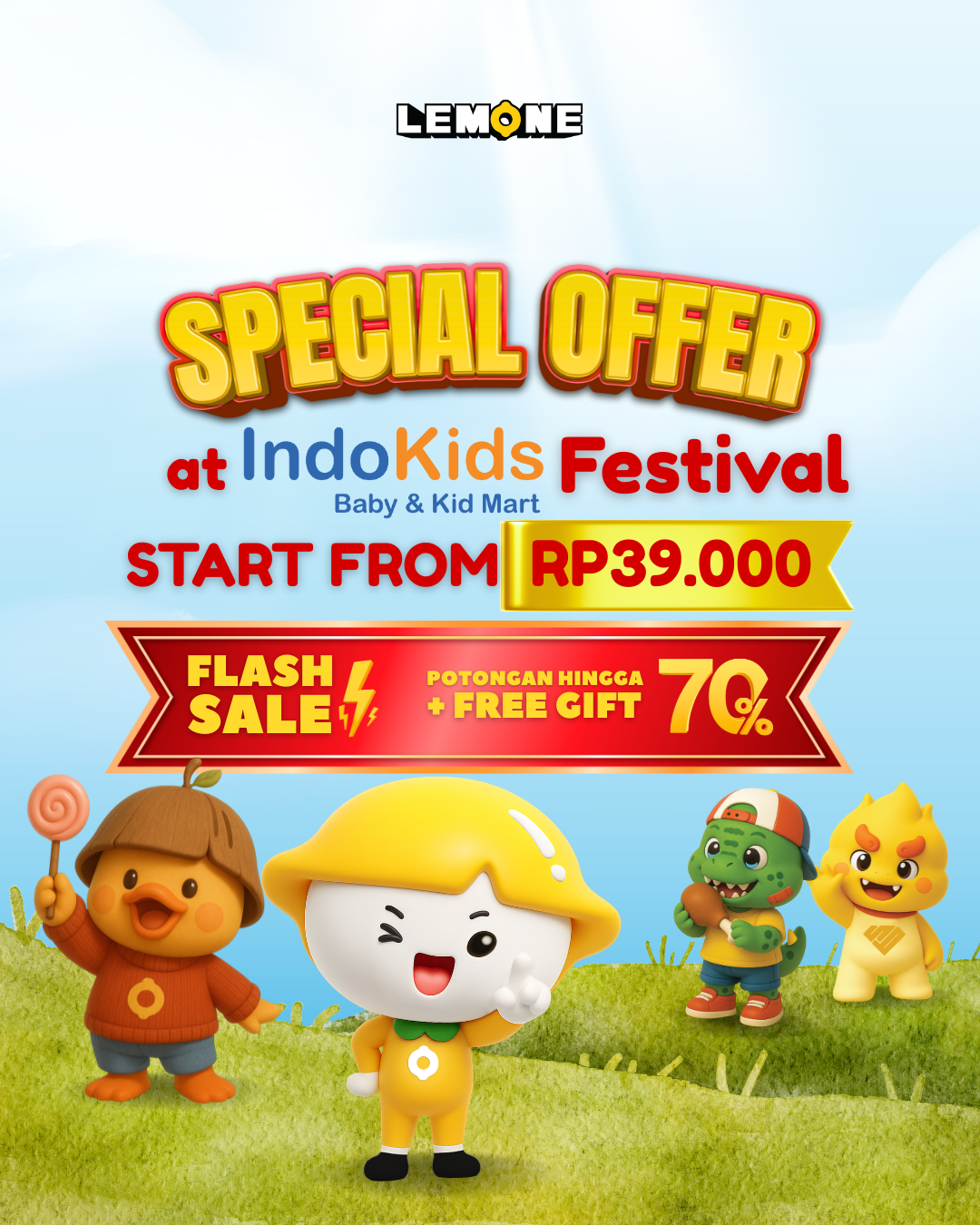 Keseruan Pameran Lemone di IndoKids Festival 2025 Bandung